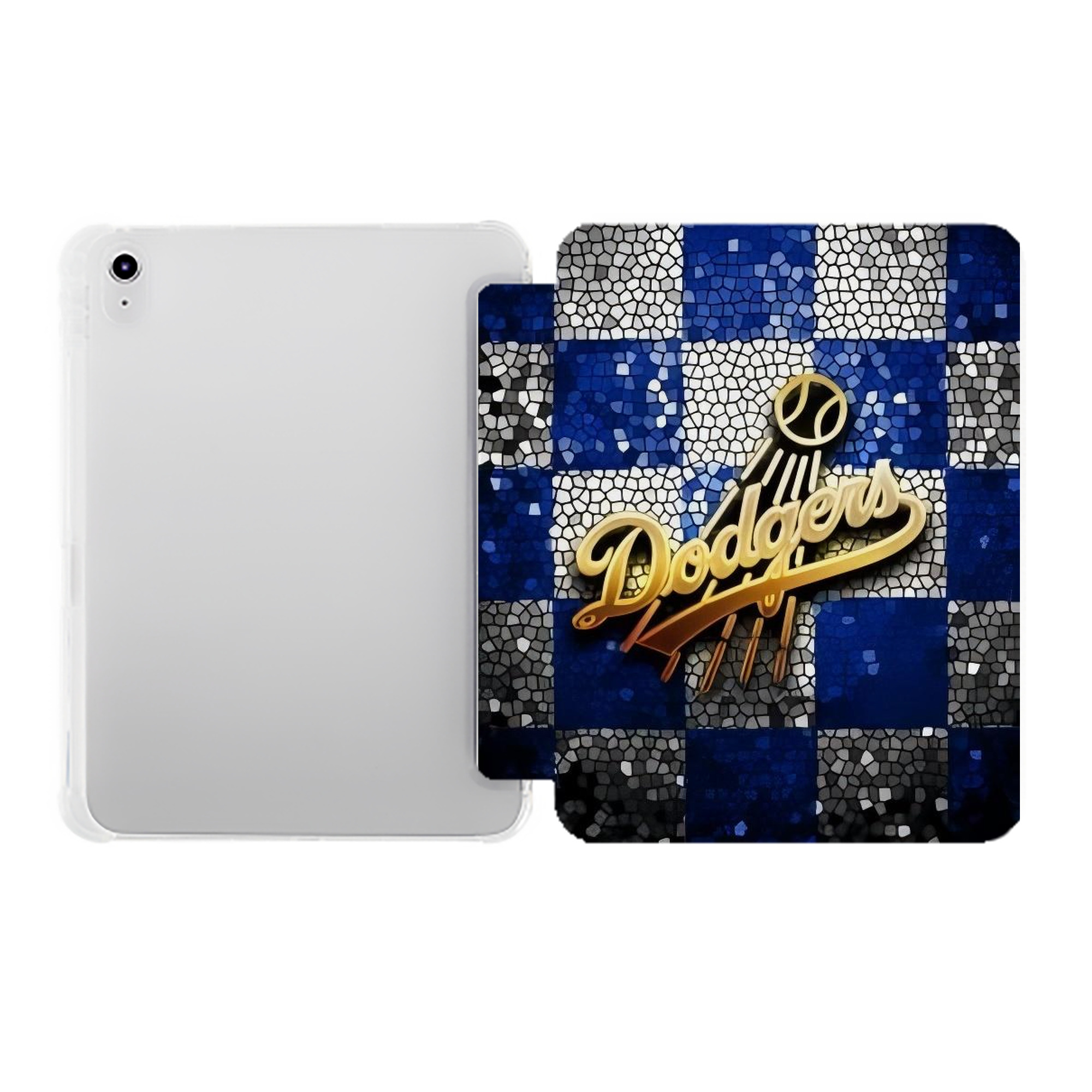  Premium Tri-Fold PU Leather & Silicone IPad Case With Pencil Slot – Fits 9.5,10.5,10.9 – Adjustable Stand, Slim, Protective